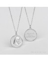 Gargantilla de Plata de Ley | Medalla de la Maternidad